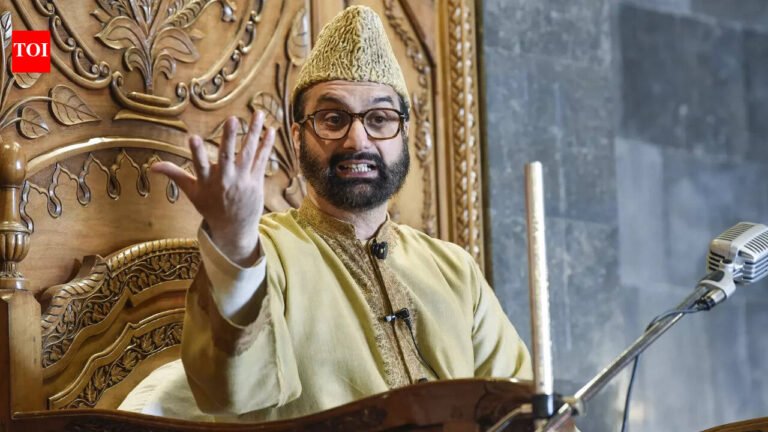 Mirwaiz describes situation in PoK as deeply disturbing, calls for sensitive handling of protests | India News